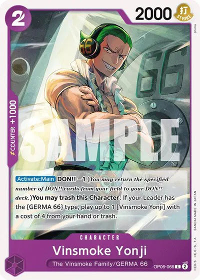 Vinsmoke Yonji OP06-066 - NM