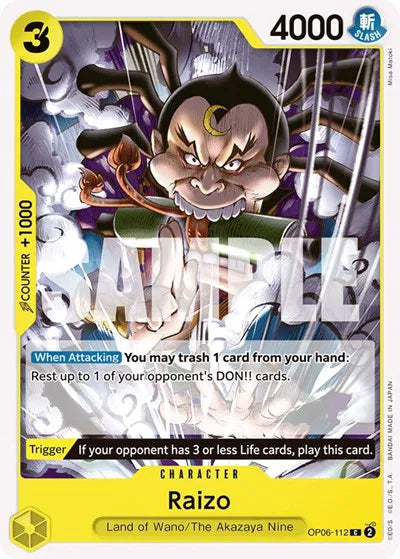 Raizo OP06-112 - NM