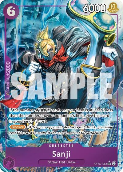 Sanji (Parallel) OP07-064 - NM
