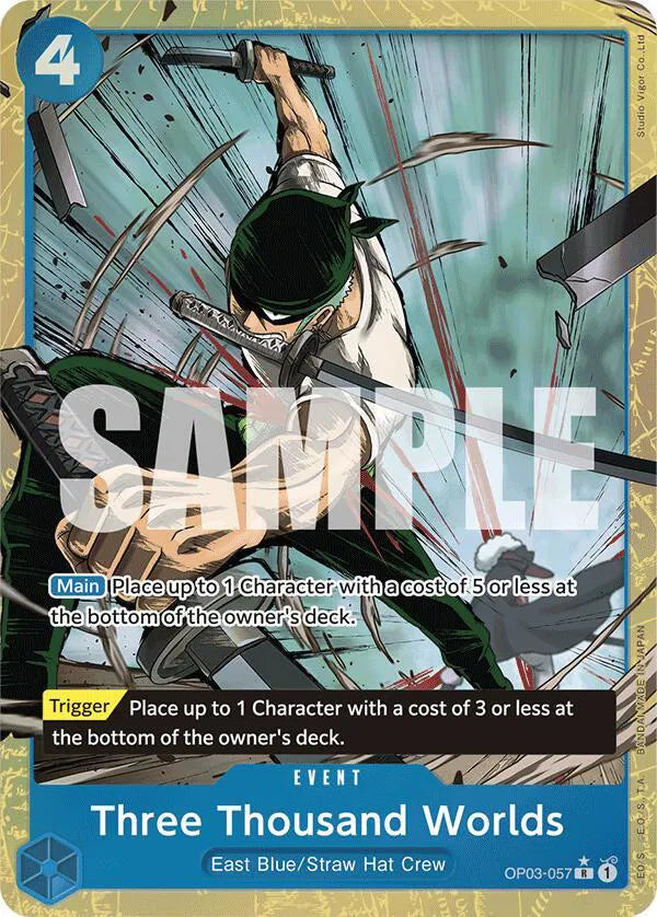 Three Thousand Worlds (Alternate Art) OP03-057 - NM