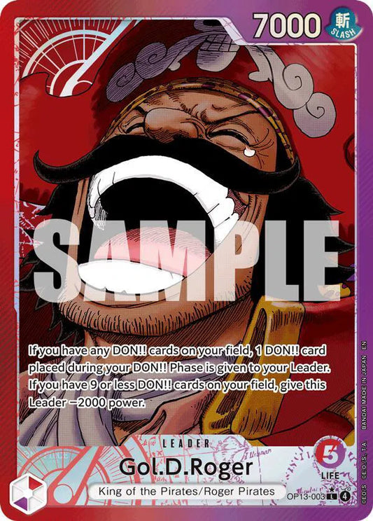 Gol.D.Roger (003) (Alternate Art) OP13-003 - NM