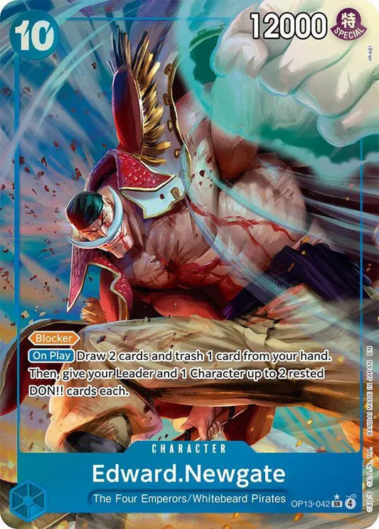 Edward.Newgate (Alternate Art) OP13-042 - NM