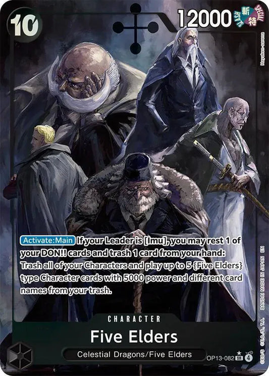 Five Elders (Alternate Art) OP13-082 - NM