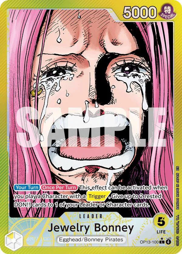 Jewelry Bonney (100) (Alternate Art) OP13-100 - NM
